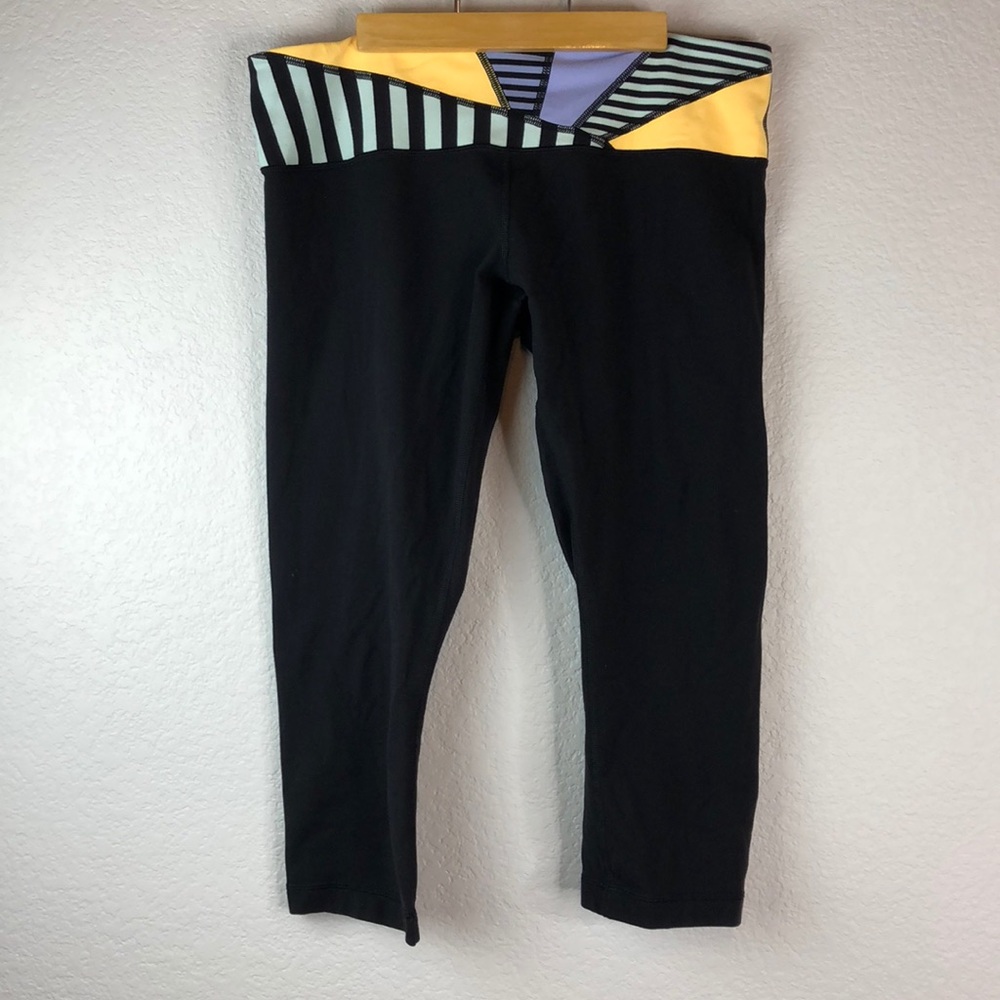 Lululemon Wunder Under Crop Pant Reversible 12